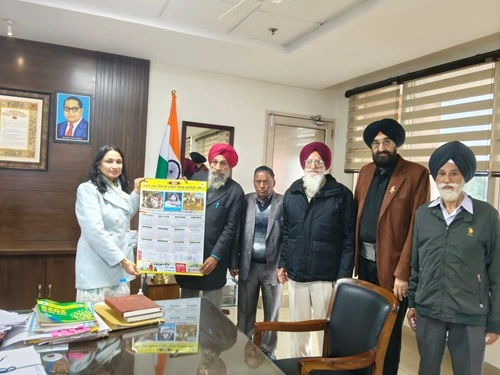 Bhagat Puran Singh Environmental Conservation Society released the New Year 2026 calendar