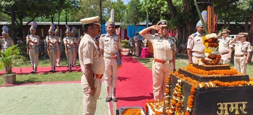 Valour Day Celebrated at the Headquarters of the 13th Battalion CRPF