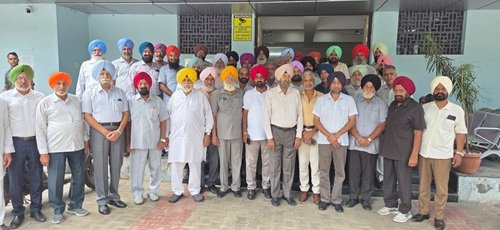 A special meeting of the Punjab Police Pensioners Welfare Association District Mohali